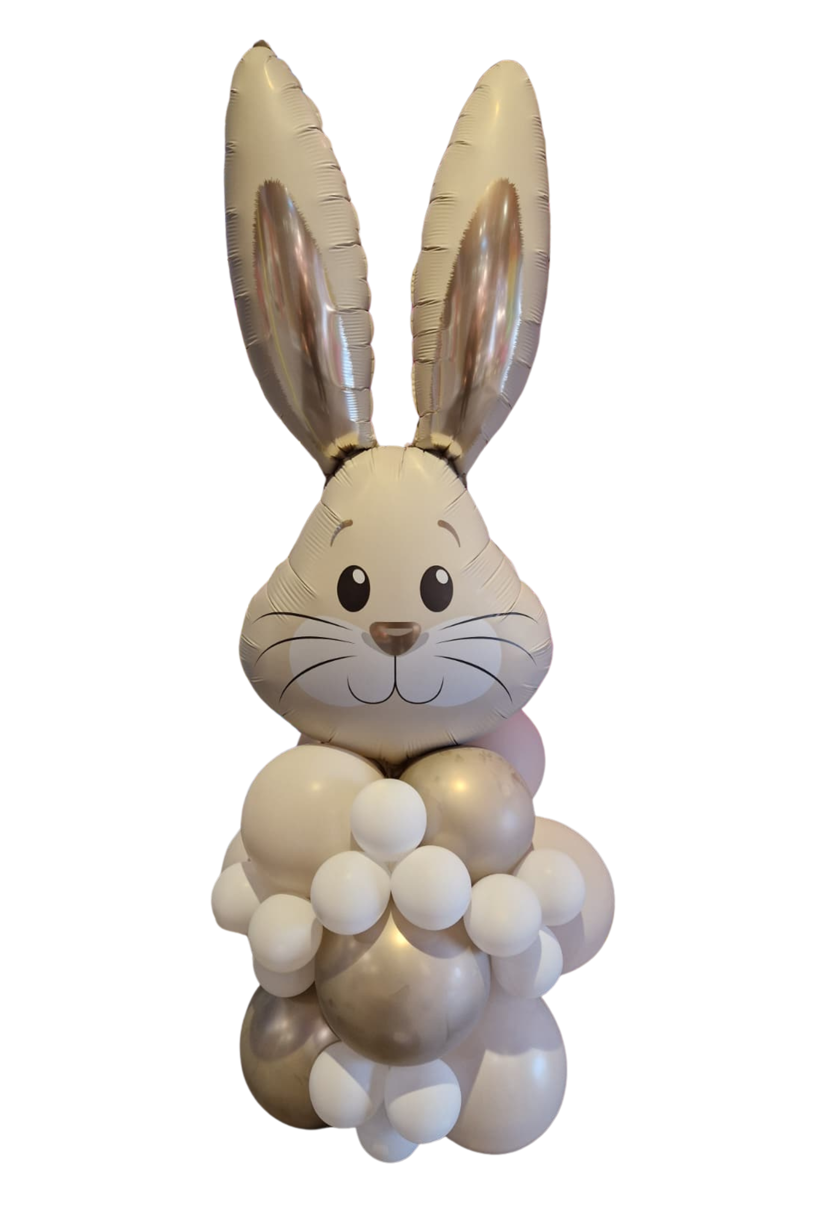 Champagne Bunny Balloon Arrangement