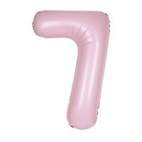 34 Inch BabyPink Number 7 Supershape Balloon