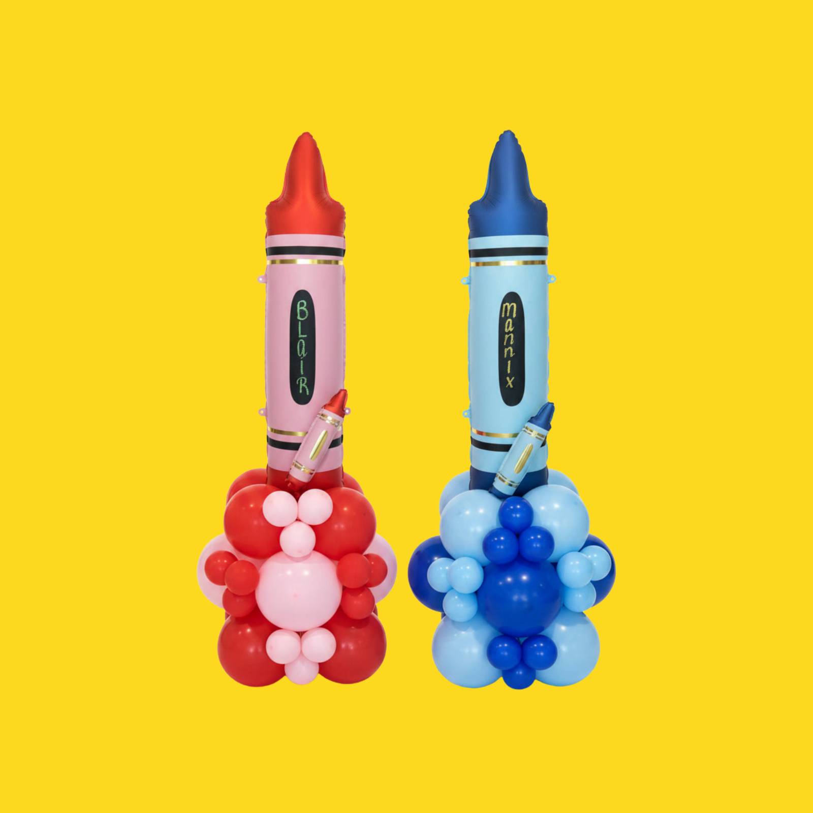 Back to School Crayon Balloons