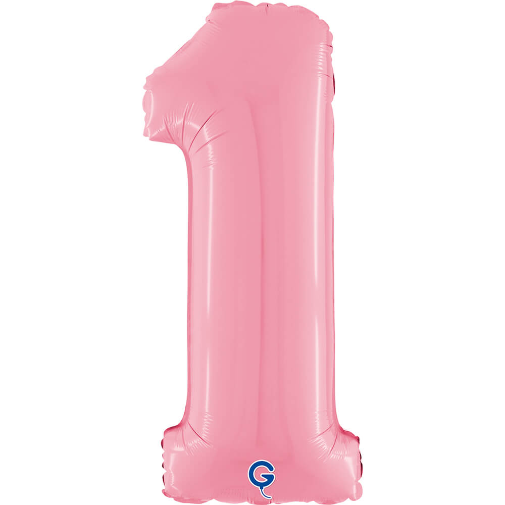 Pastel Pink Number 1 Supershape Bundle