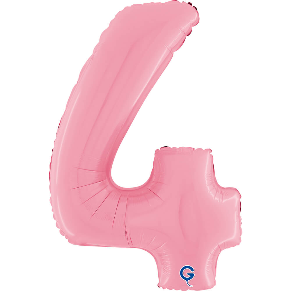 Pastel Pink Number 4 Supershape Bundle