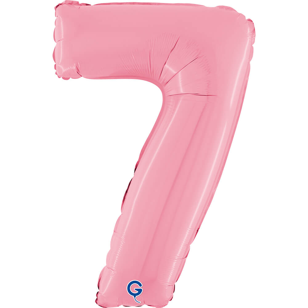 Pastel Pink Number 7 Supershape Bundle