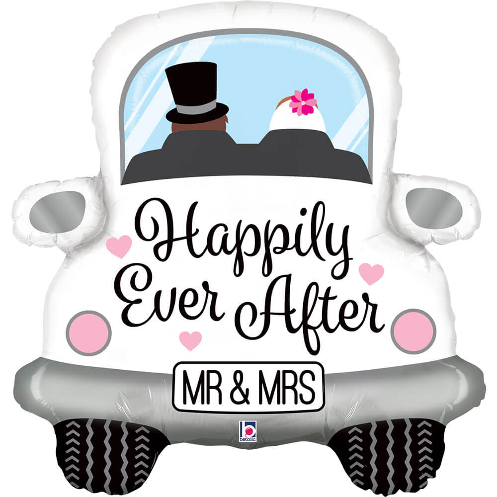 Happily Ever After Car 31" Balloon