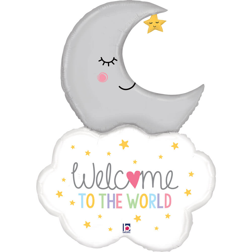 Welcome Baby Moon Supershape Balloon