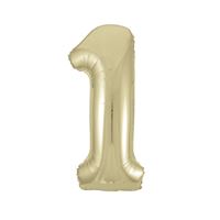 34" Gold Number 1 - Foil Balloon