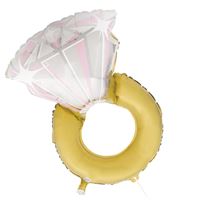 Diamond Ring Foil Balloon 26 inch Balloon Bundle