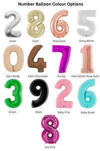 Custom Half Tower Birthday Balloons