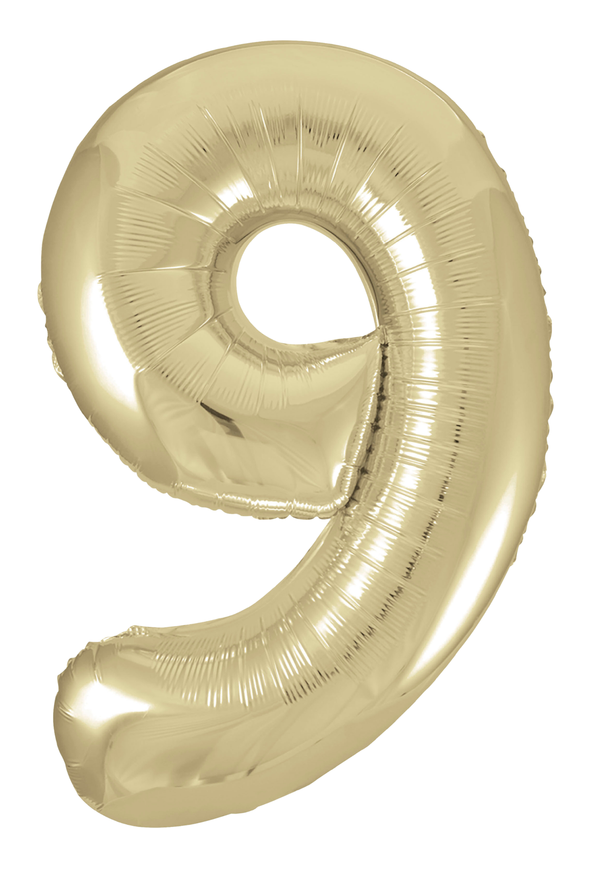 34 Inch Gold Number 9 Supershape Balloon